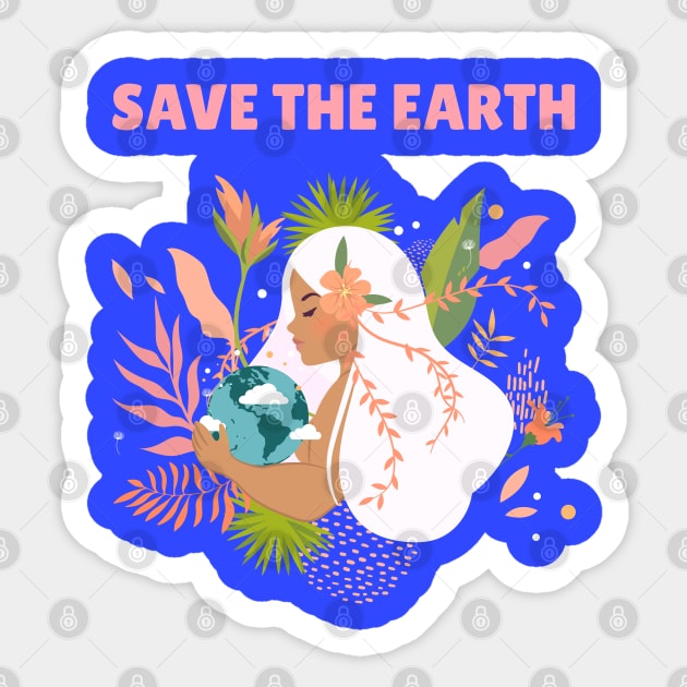 Save The Earth, Mother Earth Sticker by Spirit Animals 21